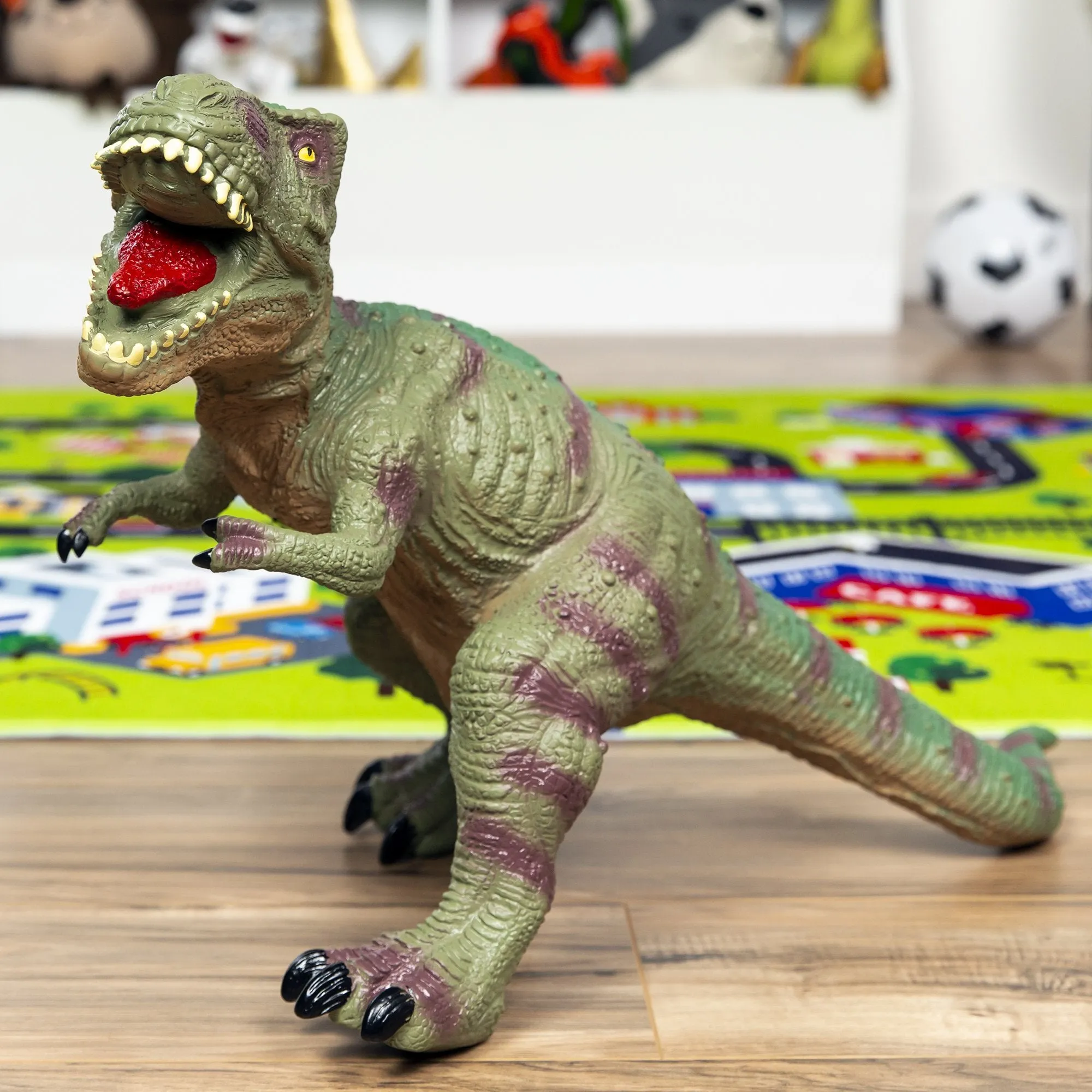 32in Realistic Roaring T-Rex Dinosaur Figurine Toy