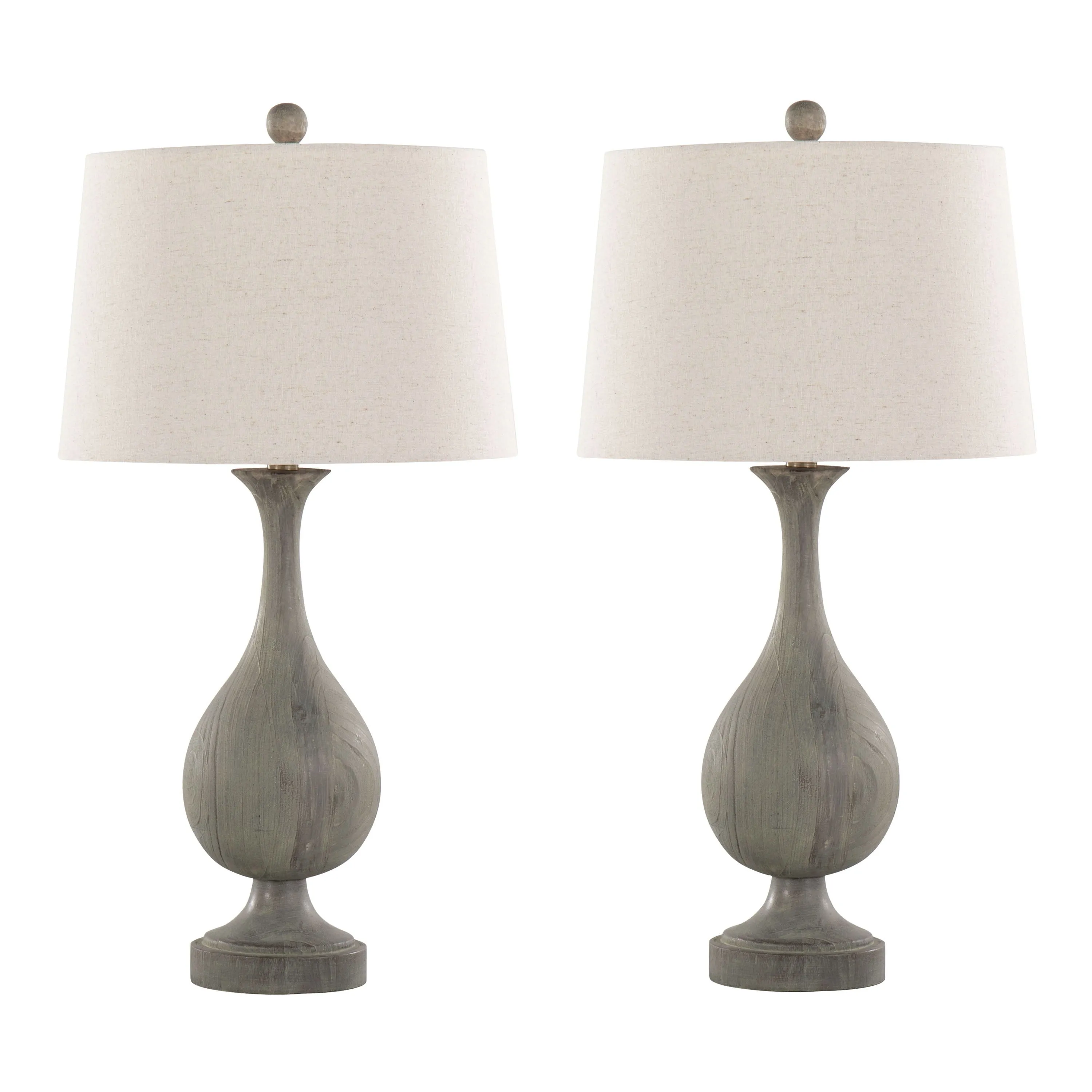 Cipolla - Poly Farmhouse Table Lamp (Set of 2) by Couch.com