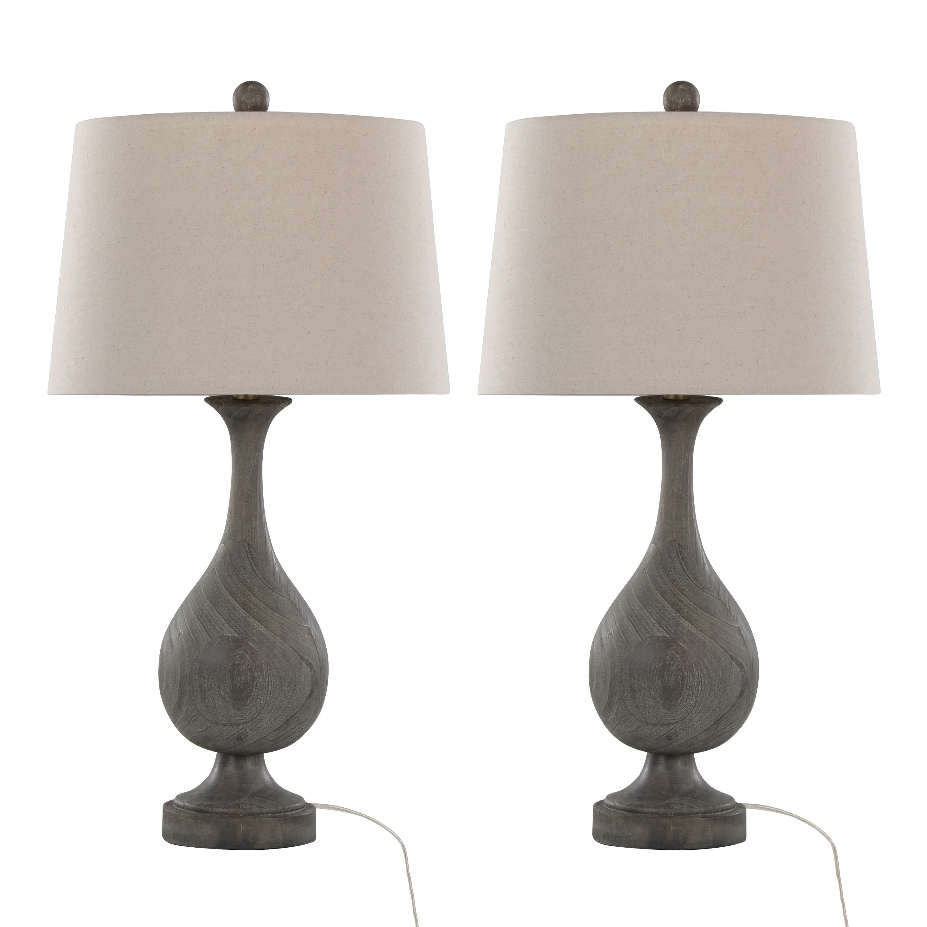 Cipolla - Poly Farmhouse Table Lamp (Set of 2) by Couch.com