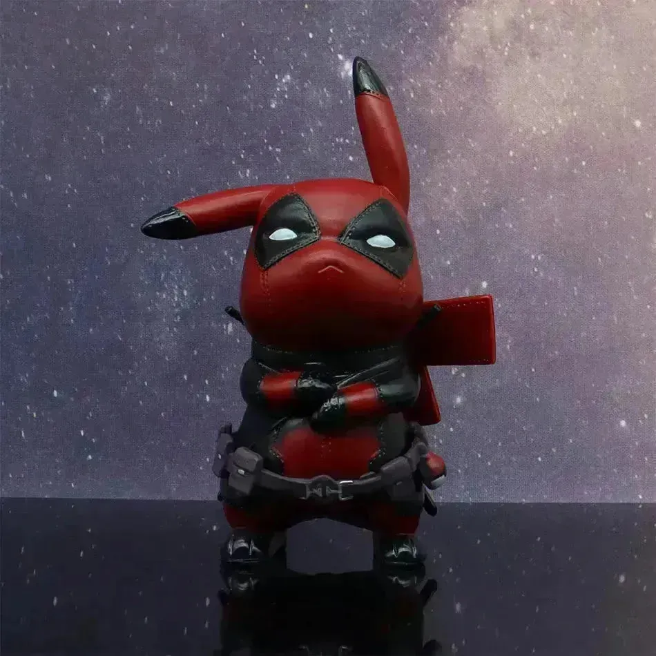 Deadpool Pikachu Action Figure (12 cm)