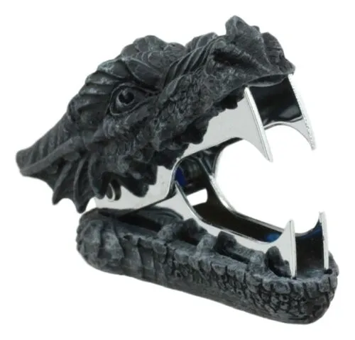 Ebros Medieval Fantasy Decor Stationery Smaug Fire Dragon Head Staple Remover Figurine