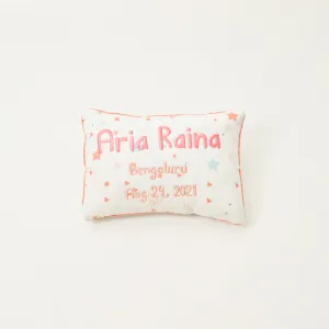 Fairy Dust - Birth Stats Pillow