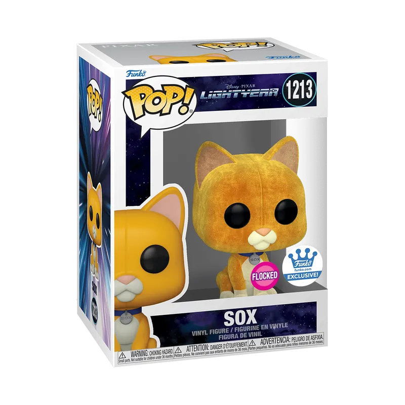 Funko Pop! Disney Pixar: Lightyear - Sox Flocked Exclusive