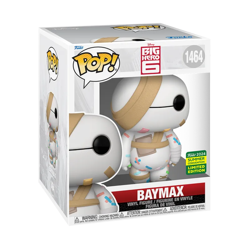 Funko Pop! Super Disney: Big Hero 6 - Baymax With Bandages #1464 2024 Summer Convention