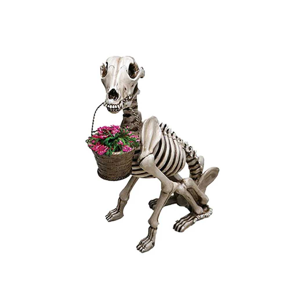 Halloween Skeleton Statue Zombie Gnome Garden Decoration
