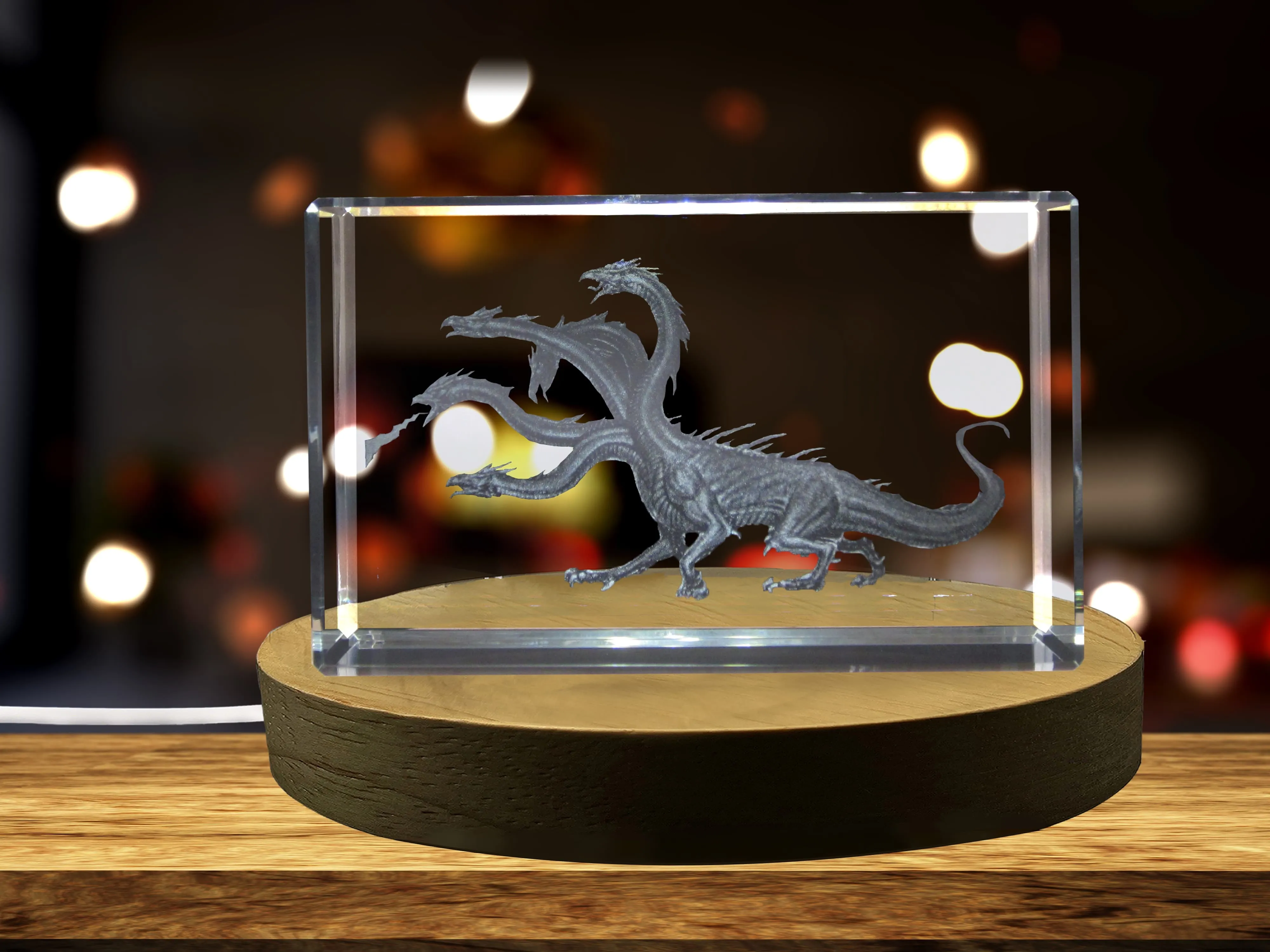 Hydra 3D Engraved Crystal 3D Engraved Crystal Keepsake/Gift/Decor/Collectible/Souvenir