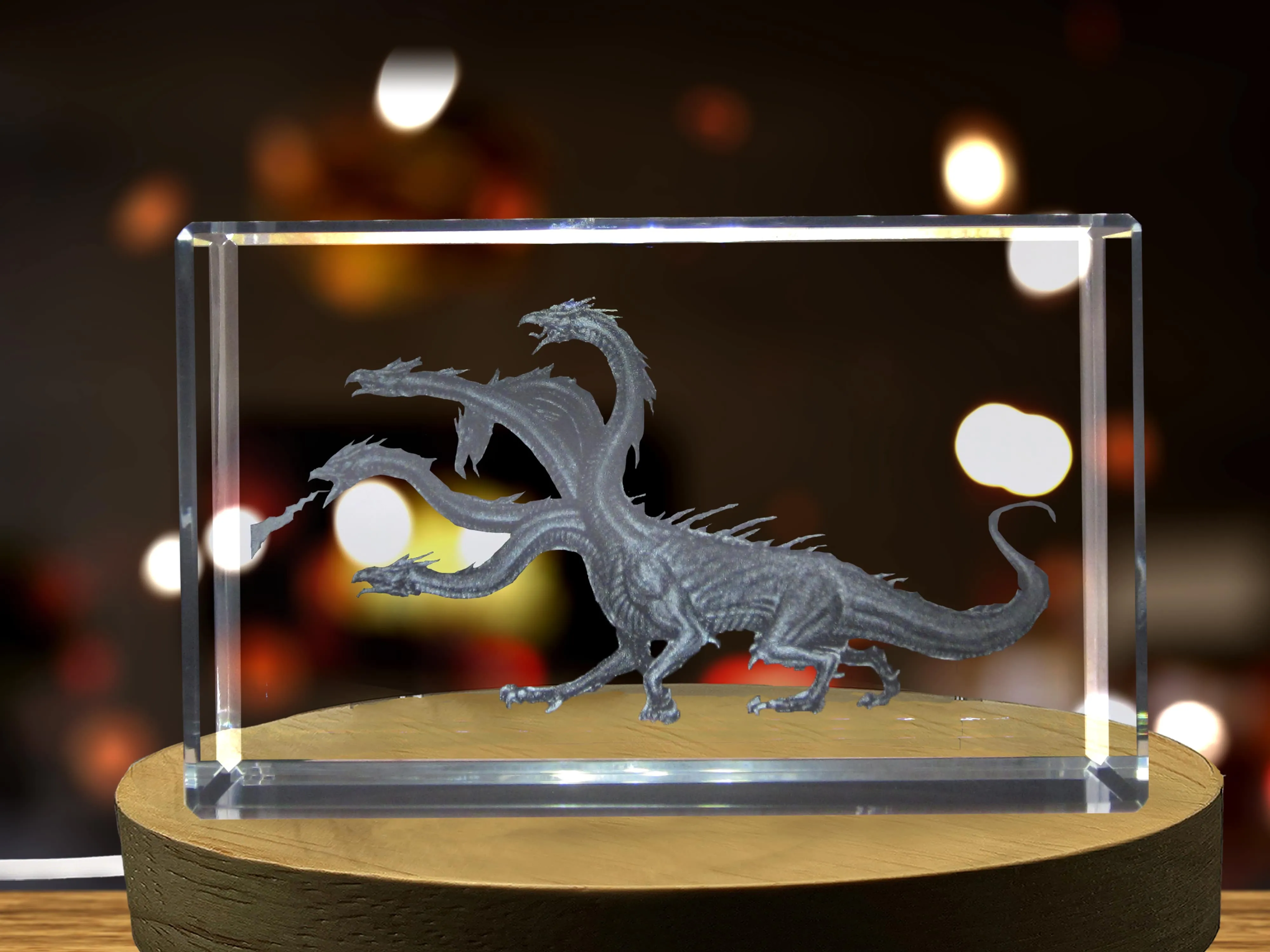 Hydra 3D Engraved Crystal 3D Engraved Crystal Keepsake/Gift/Decor/Collectible/Souvenir