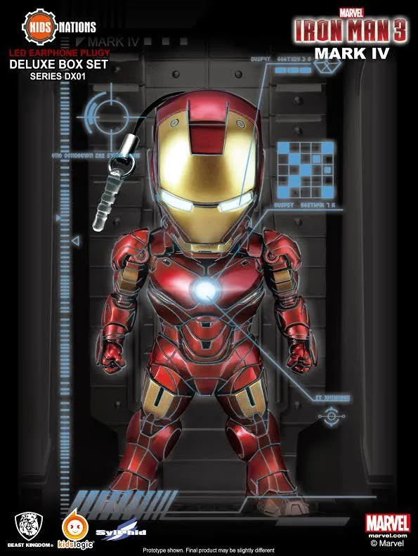 KN DX01, Iron Man Earphone Plug Deluxe set