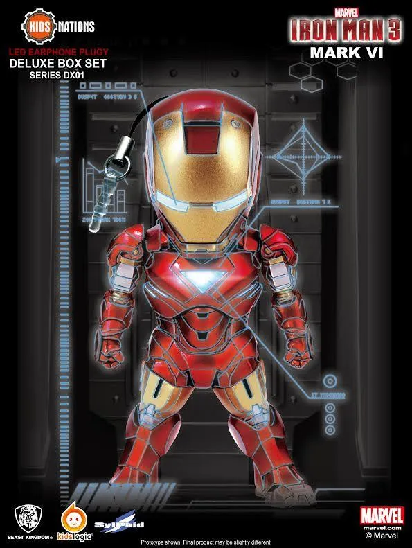 KN DX01, Iron Man Earphone Plug Deluxe set