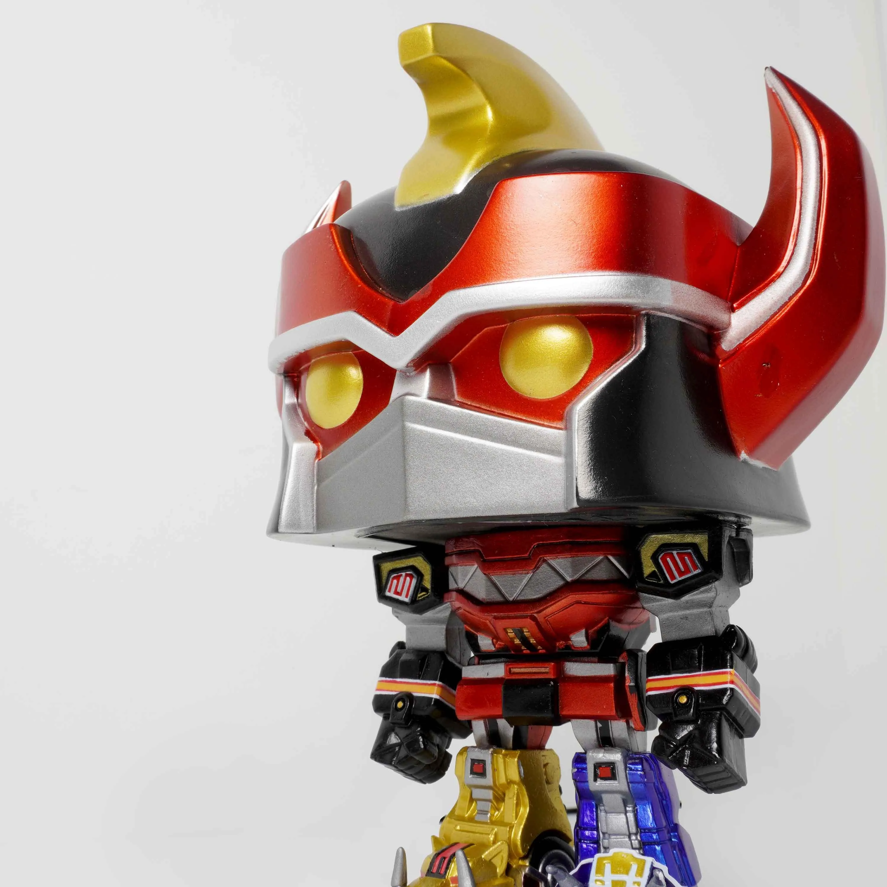 Mighty Morphin Power Rangers Metallic Megazord 6-Inch Super Pop! Vinyl Figure | AAA Anime Exclusive