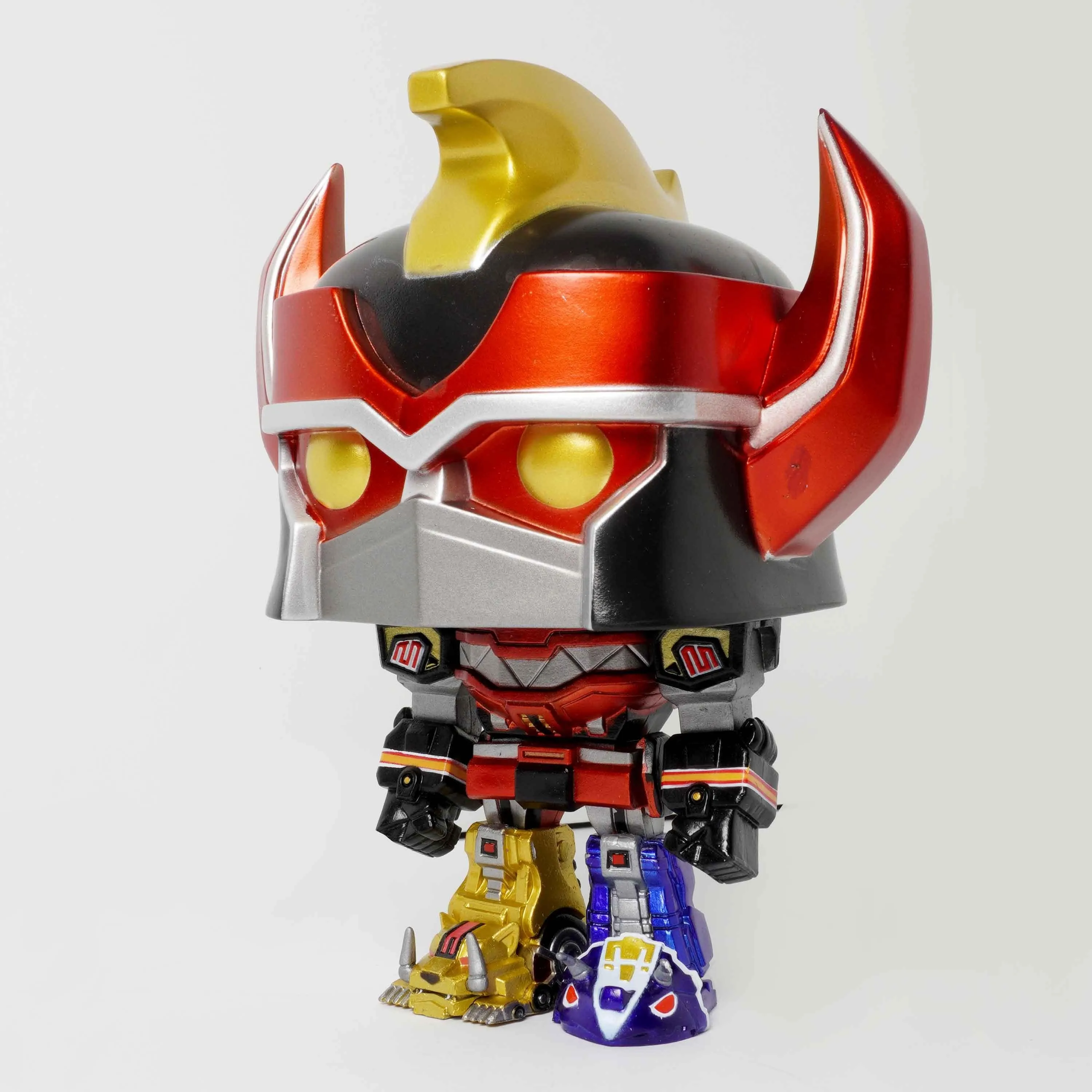 Mighty Morphin Power Rangers Metallic Megazord 6-Inch Super Pop! Vinyl Figure | AAA Anime Exclusive