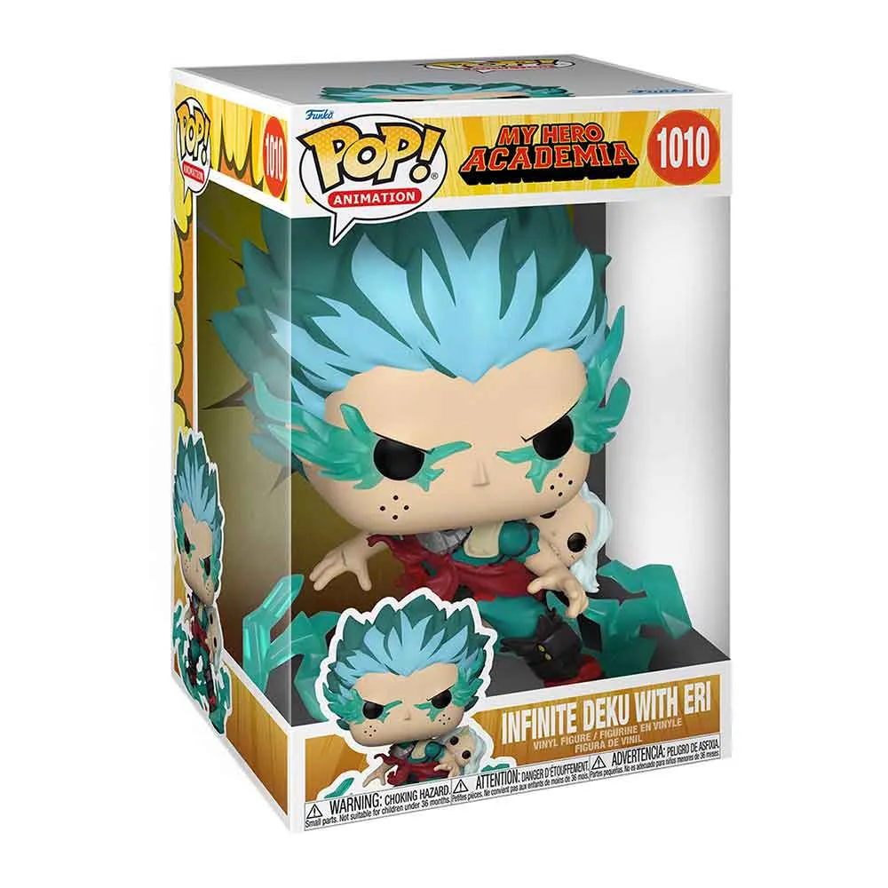 My Hero Academia Izuku Midoriya Infinite Deku with Eri 10" Super Size Funko Pop! Collectible Anime Figure