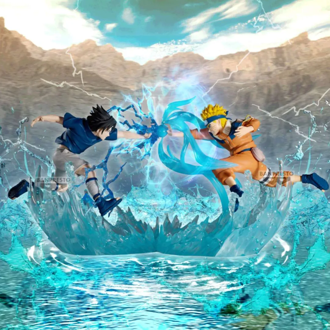 Naruto Sasuke Uchiha Combination Battle Statue By Banpresto