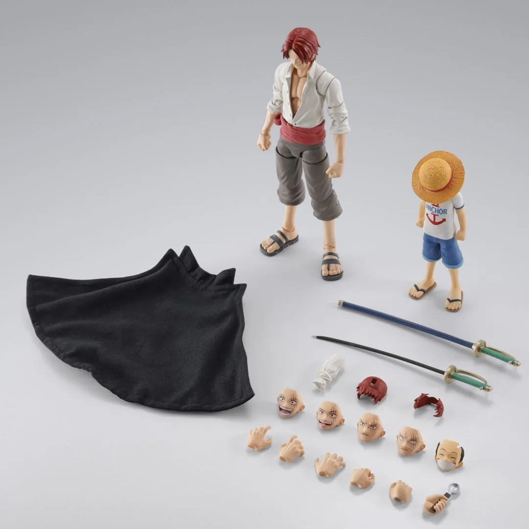 One Piece Shanks & Monkey.D.Luffy Kid Era S.H.Figuarts By Tamashii Nations