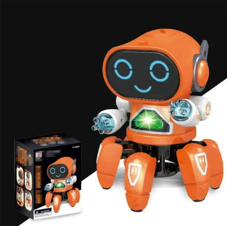 Singing & Dancing LED Robot Toy with Colorful Light Show