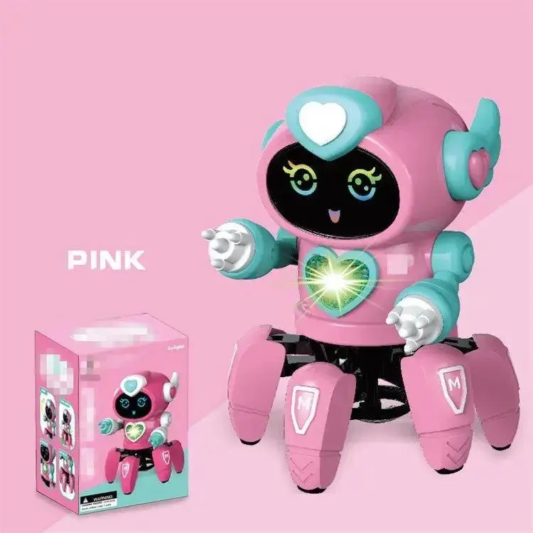 Singing & Dancing LED Robot Toy with Colorful Light Show
