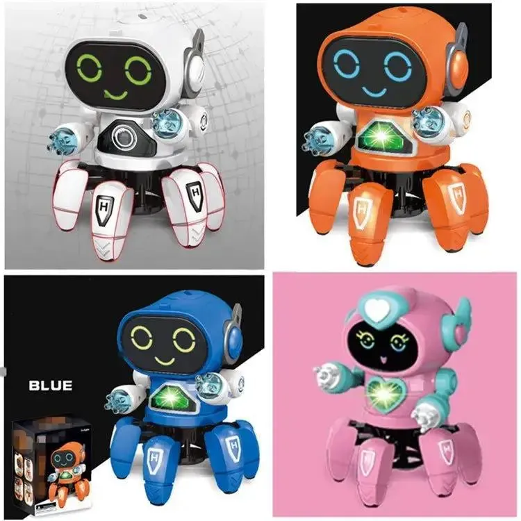 Singing & Dancing LED Robot Toy with Colorful Light Show