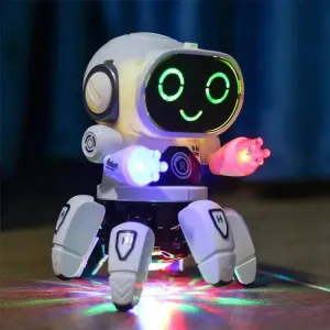 Singing & Dancing LED Robot Toy with Colorful Light Show